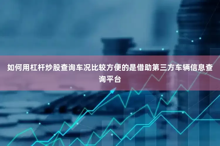 如何用杠杆炒股查询车况比较方便的是借助第三方车辆信息查询平台