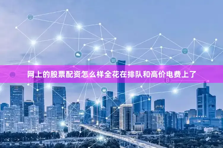 网上的股票配资怎么样全花在排队和高价电费上了